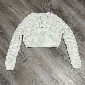 Aeropostale White Knit Sweater